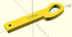 water supply shut-off wrench