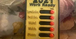 Working Man's ID Holder Emergency Money Organizer Reminder