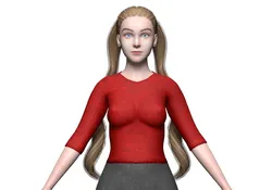 Basic cute woman V23423