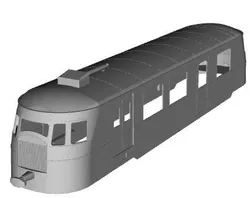 Billard A80D1 railcar(narrow body) 1/87 scale