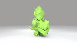 Characters & Creatures STL Descărcare - Draco (Original) - Brawl Stars - 3D Stars
