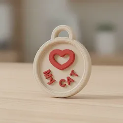 Creality Cloud | Cat collar Special Edition Love | ملفات الطابعة ثلاثية الأبعاد