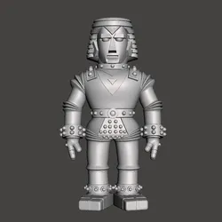FAN ART GIANT ROBO RETRO SOFUBI