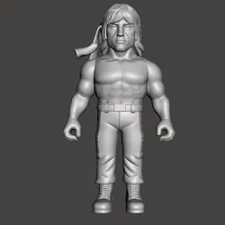 FAN ART SOFUBI RAMBO RETRO