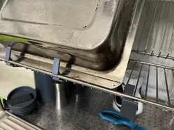 Folding dish drainer clamp hook, for big pots - IKEA ORDNING