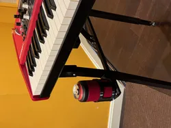 K&M Keyboard Stand Drink Holder