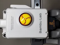 Metroid Morph Ball-Inspired Extruder Indicator for Bambu A1/Mini