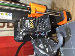 MK4 Hotend Fan Shield v3 with Honeycomb Fan Guard