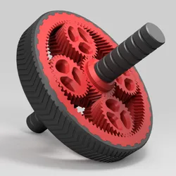 Planetary Exercise Wheel (Step files and and 4 different clearances)
