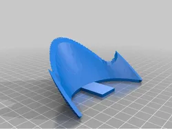 Robocop ED209 Alexa Echo Dot V3 Visor split in pieces to use with Echo in Model