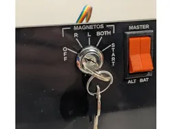 Rotary Ignition Keyswitch for GA Flight Sim (C172)