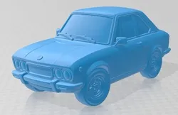 Seat 124 Sport Coupe 1800 Cartoon Toy Printable Car