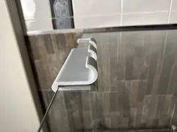 Shower hanger glass 8mm