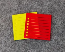 Sticky Note Bullet Stencil