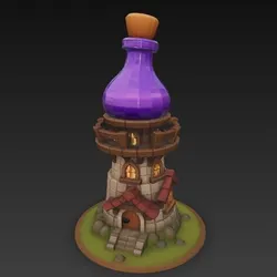 DnD Potion Shop - Magical Medieval Scenery