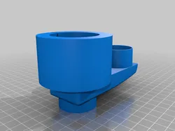 Dust Collector for FoxAlien Masuter Pro CNC with Euro 43 mm head router motors