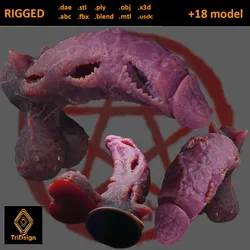 Laughing Demon Penis Sextoy Rigged