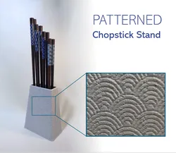 Patterned Chopstick Stand