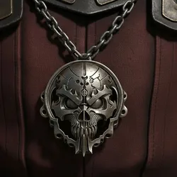 Pendant: Skull Relic of the Machine Cult for cosplay