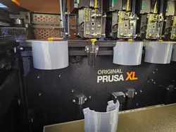 Prusa XL Nozzle Scrubber Brush Holder for M3x10 Flathead Screws