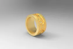 Ring 3d print 3D Print Model in Rings 498640