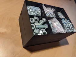 Stackable assortment box mark II