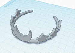 Tiara With Stars And Moon