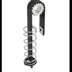 Timing pulley and timing belt transmission simulation