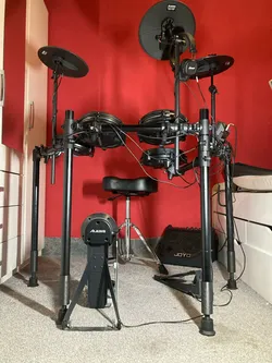 adjustable extension for Alesis mesh kit drum set for better ergonomics