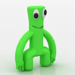 Cartoon stick figure  3d printable model