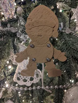 Dancing Santa tree decoration