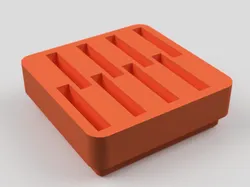 Gridfinity bin for CR2032 batteries