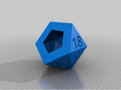 Loaded Die (Hollow D20)