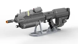 MA37 Assault Rifle - Halo - Printable - STL OBJ CAD bundle - Commercial Use 3D Print Model in Toys 500287