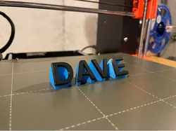 Multicolor Name Plate