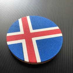 Nordic Cross - Flag Beer Coaster