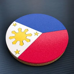 Philippines - Flag Beer Coaster