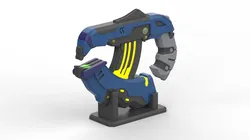 Plasma Pistol H2A - Halo - Printable - STL OBJ CAD bundle - Commercial Use 3D Print Model in Toys 500373