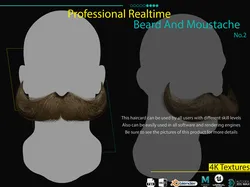 Realtime Beard and Moustache No2