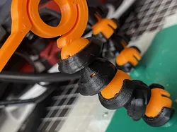Reinforced clamping clip for soldering 3rd hand
