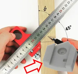 Ruler (max 30mm) gauge postioning and angle block