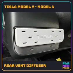 Tesla rear vent diffuser