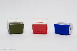 1/10 Scale Igloo Little Playmate Cooler - Multicolor - Snap Fit - Easy Support Removal
