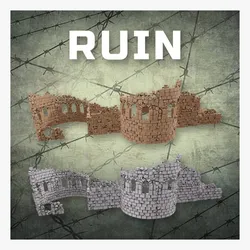 Brick Ruins Low-poly