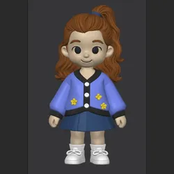 Creality Cloud | The little girl in blue | ملفات الطابعة ثلاثية الأبعاد