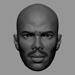 Head - James Doakes (Custom Head for 3D Printing)