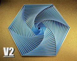Hexagon Superfidget V2 - 45 Segment PIP Design