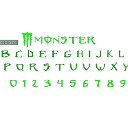 Letters and Numbers MONSTER ENERGY | Logo