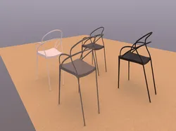 Lili Chair 4 plastic colors Free