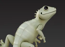 Miniature Repeating Lizard Keychain with Flexible Chain Design for Trendy Accessories
